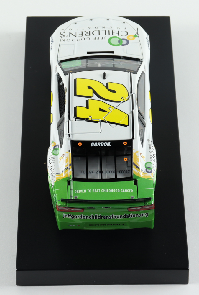 Jeff Gordon Signed LE NASCAR #24 Jeff Gordon Children's Foundation 1:24 Scale Diecast Car (Gordon) at PristineAuction.com Jeff Gordon Signed LE NASCAR #24 Jeff Gordon Children's Foundation 1:24 Scale Diecast Car (Gordon) at PristineAuction.com