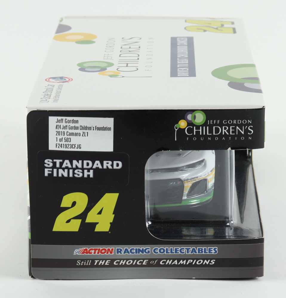 Jeff Gordon Signed LE NASCAR #24 Jeff Gordon Children's Foundation 1:24 Scale Diecast Car (Gordon) at PristineAuction.com Jeff Gordon Signed LE NASCAR #24 Jeff Gordon Children's Foundation 1:24 Scale Diecast Car (Gordon) at PristineAuction.com