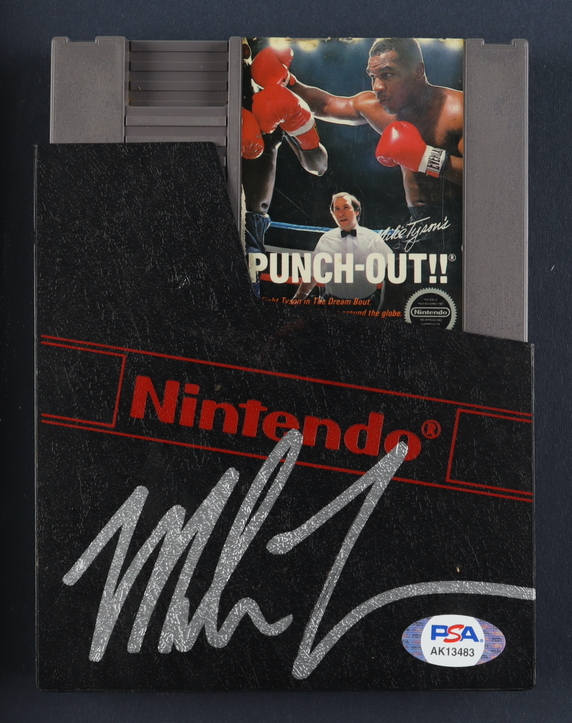 Mike Tyson Signed "Punch-Out!!" NES Game Cartridge 15x20 Custom Framed Display (PSA) at PristineAuction.com Mike Tyson Signed "Punch-Out!!" NES Game Cartridge 15x20 Custom Framed Display (PSA) at PristineAuction.com