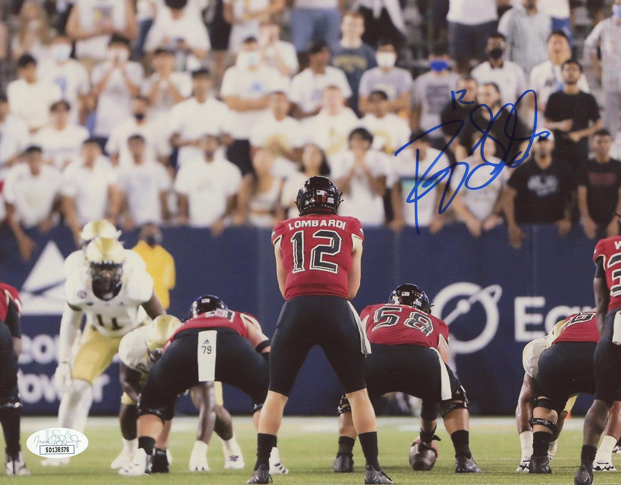 Rocky Lombardi Signed Western Kentucky Hilltoppers 8x10 Photo (JSA) at PristineAuction.com Rocky Lombardi Signed Western Kentucky Hilltoppers 8x10 Photo (JSA) at PristineAuction.com