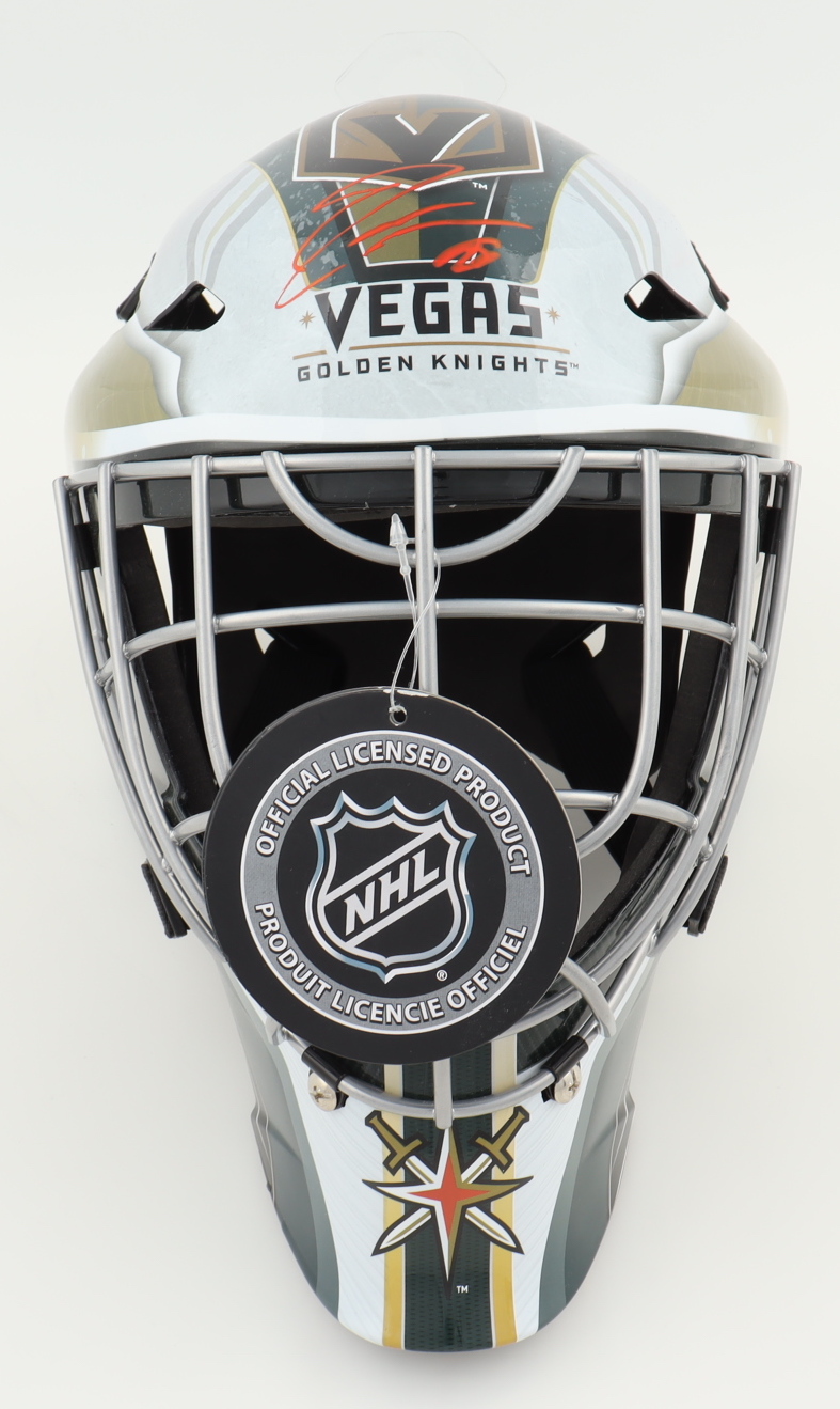 Robin Lehner Signed Golden Knights Full-Size Goalie Mask (PSA) at PristineAuction.com Robin Lehner Signed Golden Knights Full-Size Goalie Mask (PSA) at PristineAuction.com