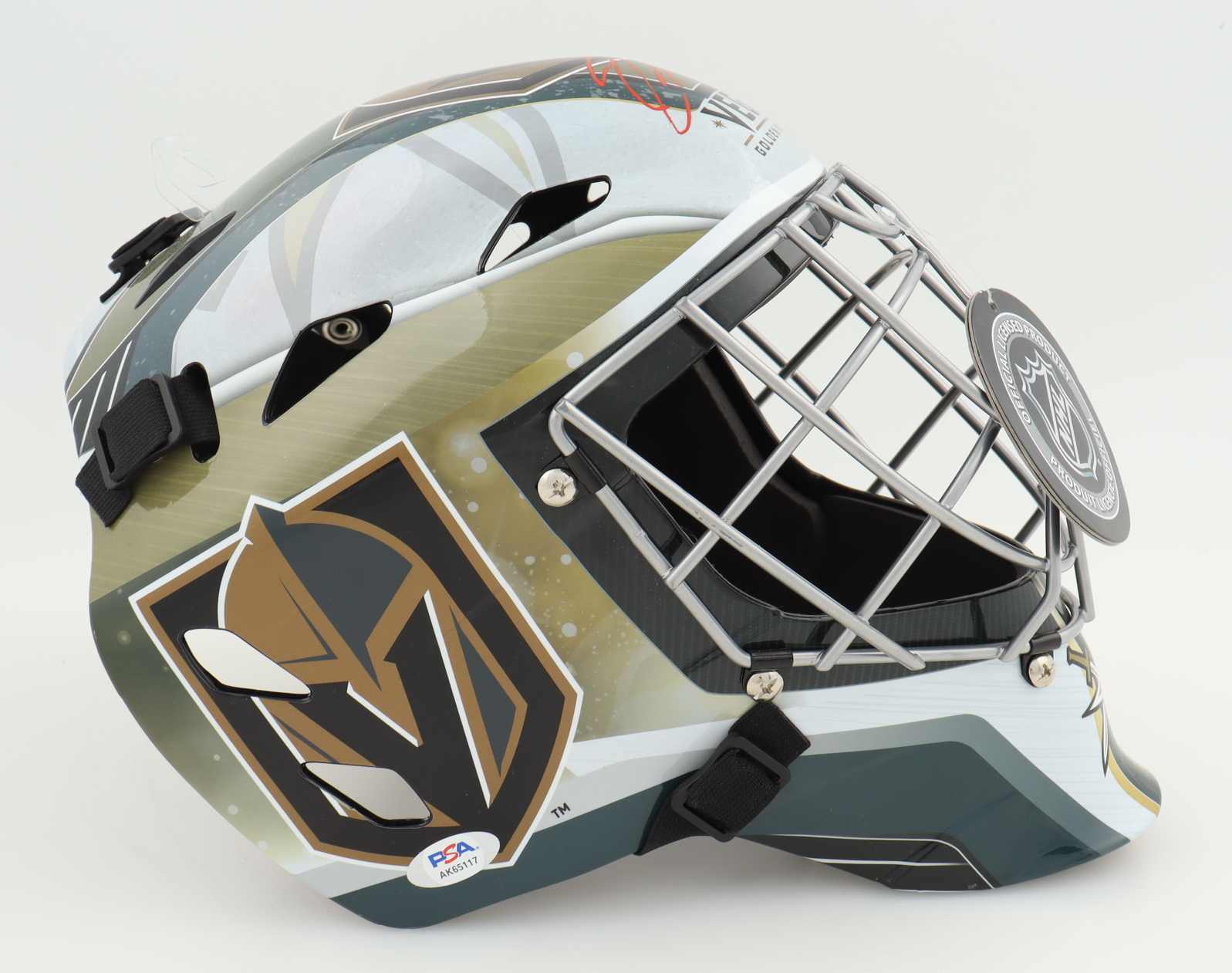 Robin Lehner Signed Golden Knights Full-Size Goalie Mask (PSA) at PristineAuction.com Robin Lehner Signed Golden Knights Full-Size Goalie Mask (PSA) at PristineAuction.com