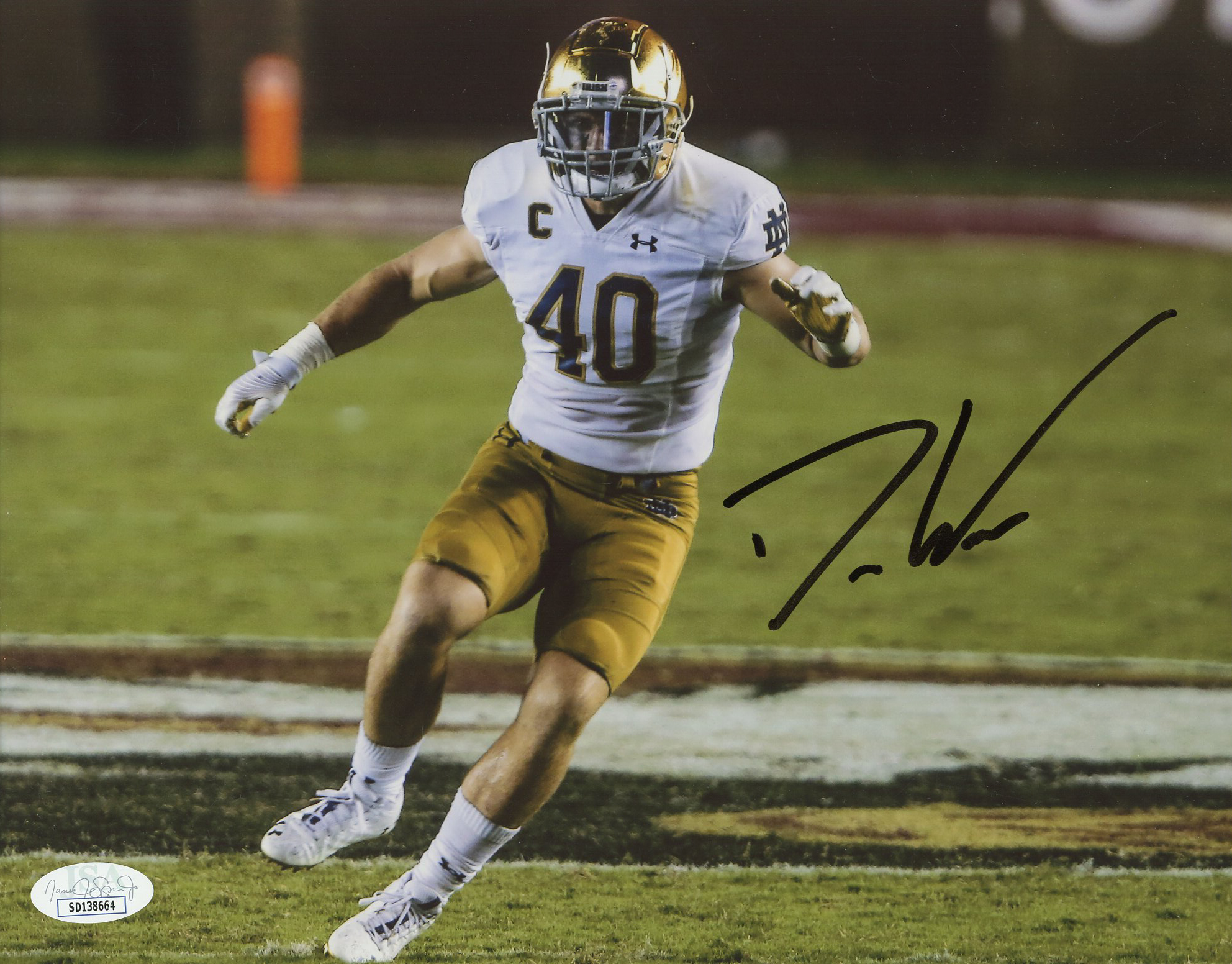 Drew White Signed Notre Dame Fighting Irish 8x10 Photo (JSA) at PristineAuction.com Drew White Signed Notre Dame Fighting Irish 8x10 Photo (JSA) at PristineAuction.com