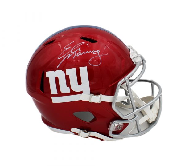 Eli Manning Signed Giants Full-Size Flash Alternate Speed Helmet (Fanatics) at PristineAuction.com Eli Manning Signed Giants Full-Size Flash Alternate Speed Helmet (Fanatics) at PristineAuction.com