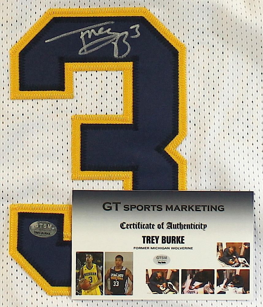Trey Burke Signed Michigan Jersey (GTSM COA) at PristineAuction.com Trey Burke Signed Michigan Jersey (GTSM COA) at PristineAuction.com