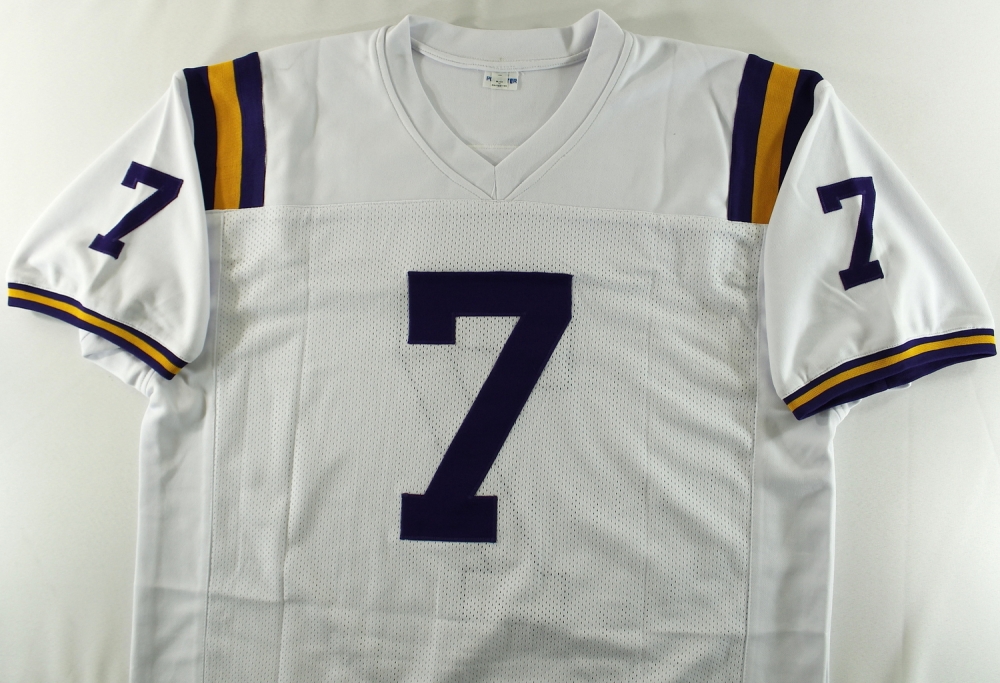 tyrann mathieu signed lsu jersey tyrann mathieu signed lsu jersey