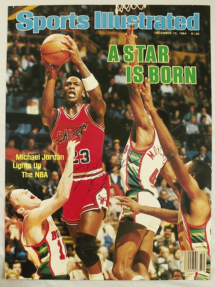 Michael Jordan Signed Bulls Original Vintage 1984 Sports Illustrated