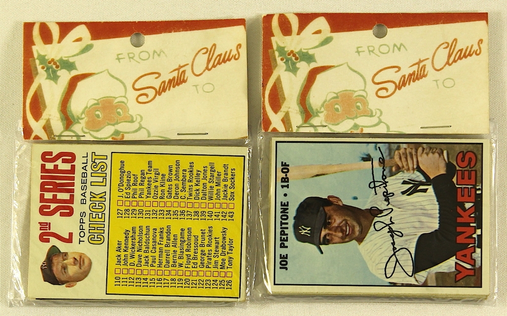 online sports memorabilia auction pristine auction topps christmas rack packs