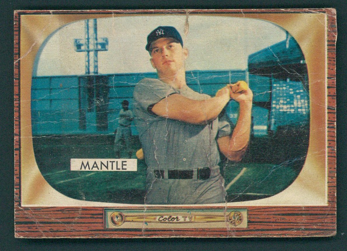 1955 Bowman #202 Mickey Mantle at PristineAuction.com 1955 Bowman #202 Mickey Mantle at PristineAuction.com