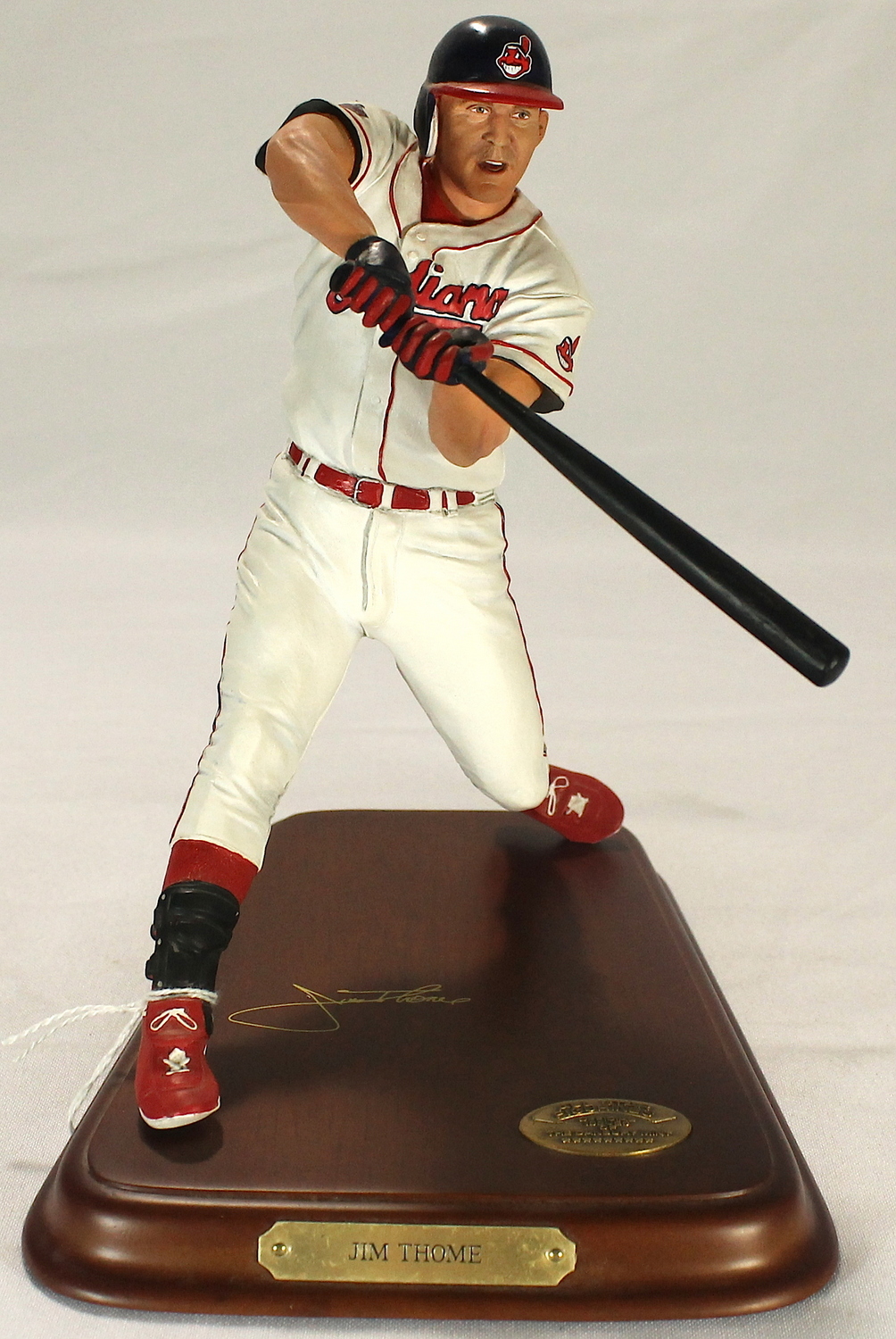 Jim Thome Indians 2002 Danbury Mint Baseball Figurine at PristineAuction.com Jim Thome Indians 2002 Danbury Mint Baseball Figurine at PristineAuction.com