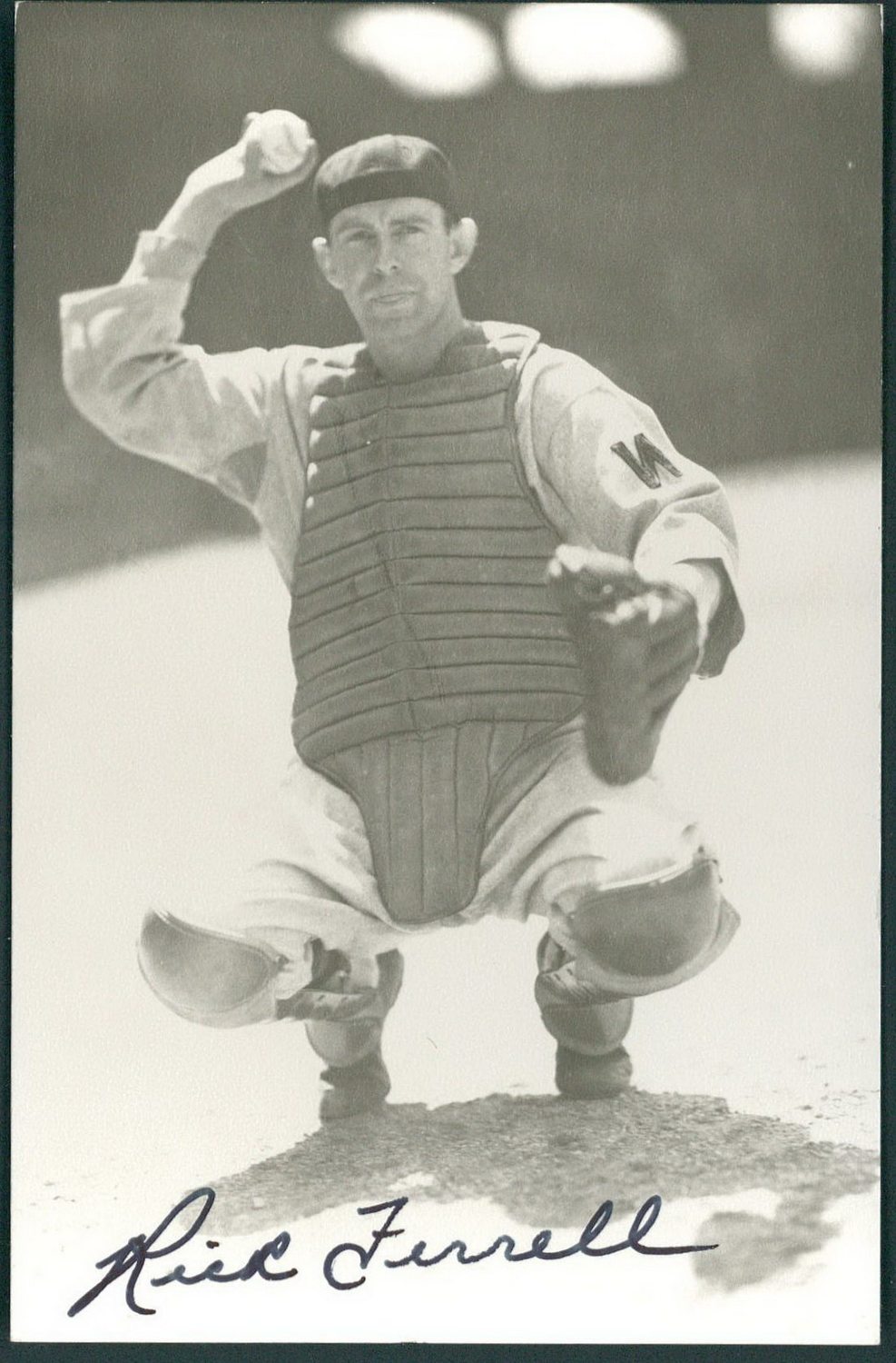 Rick Ferrell Signed 3.5x5.5 Postcard (PSA) at PristineAuction.com Rick Ferrell Signed 3.5x5.5 Postcard (PSA) at PristineAuction.com