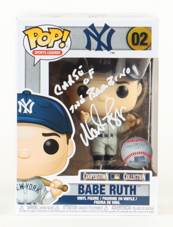 Wade Boggs Signed Yankees #02 Babe Ruth Funko Pop! Vinyl Figure ...