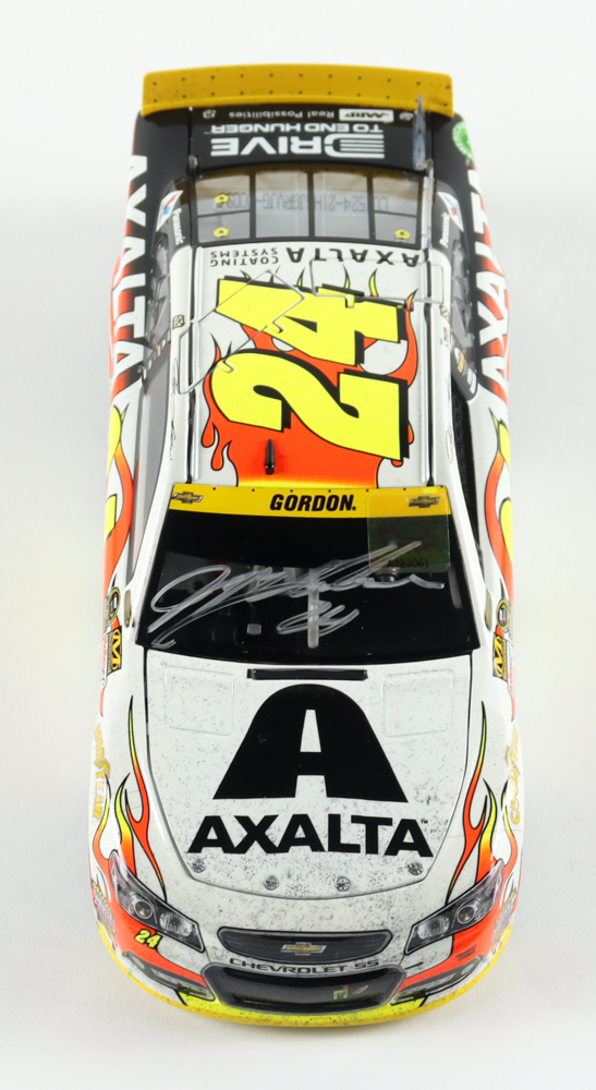 Jeff Gordon Signed LE NASCAR #24 Axalta Homestead - Race Version - Store Exclusive - 2015 SS 1:24 Scale Diecast Car (Gordon) at PristineAuction.com Jeff Gordon Signed LE NASCAR #24 Axalta Homestead - Race Version - Store Exclusive - 2015 SS 1:24 Scale Diecast Car (Gordon) at PristineAuction.com