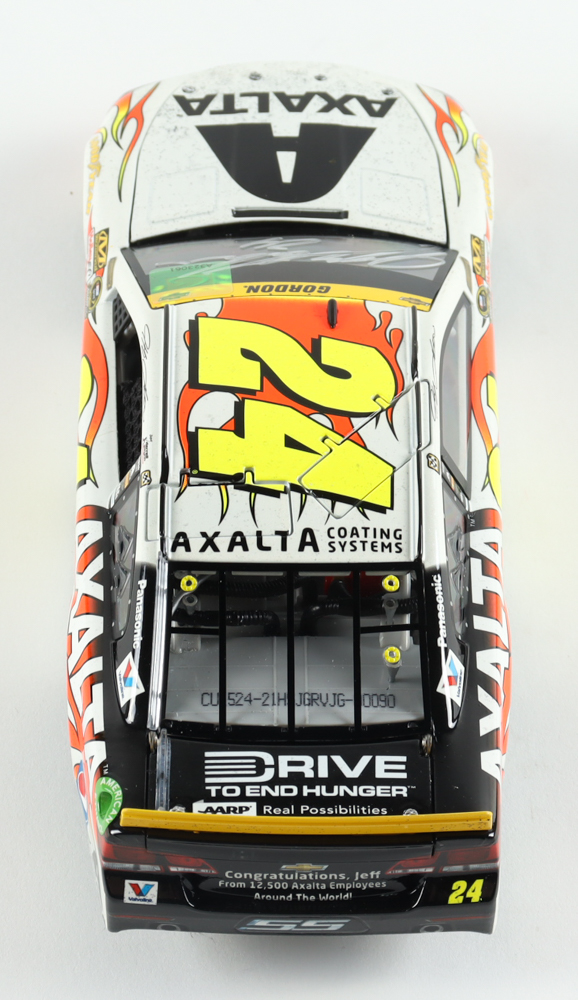 Jeff Gordon Signed LE NASCAR #24 Axalta Homestead - Race Version - Store Exclusive - 2015 SS 1:24 Scale Diecast Car (Gordon) at PristineAuction.com Jeff Gordon Signed LE NASCAR #24 Axalta Homestead - Race Version - Store Exclusive - 2015 SS 1:24 Scale Diecast Car (Gordon) at PristineAuction.com