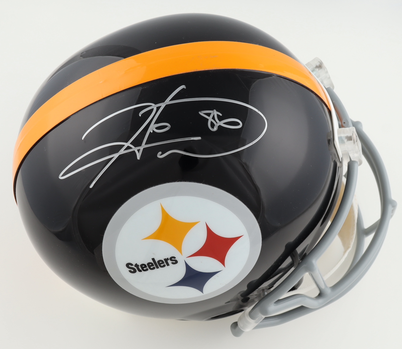 Hines Ward Signed Steelers Full-Size Helmet (Beckett Hologram) at PristineAuction.com Hines Ward Signed Steelers Full-Size Helmet (Beckett Hologram) at PristineAuction.com