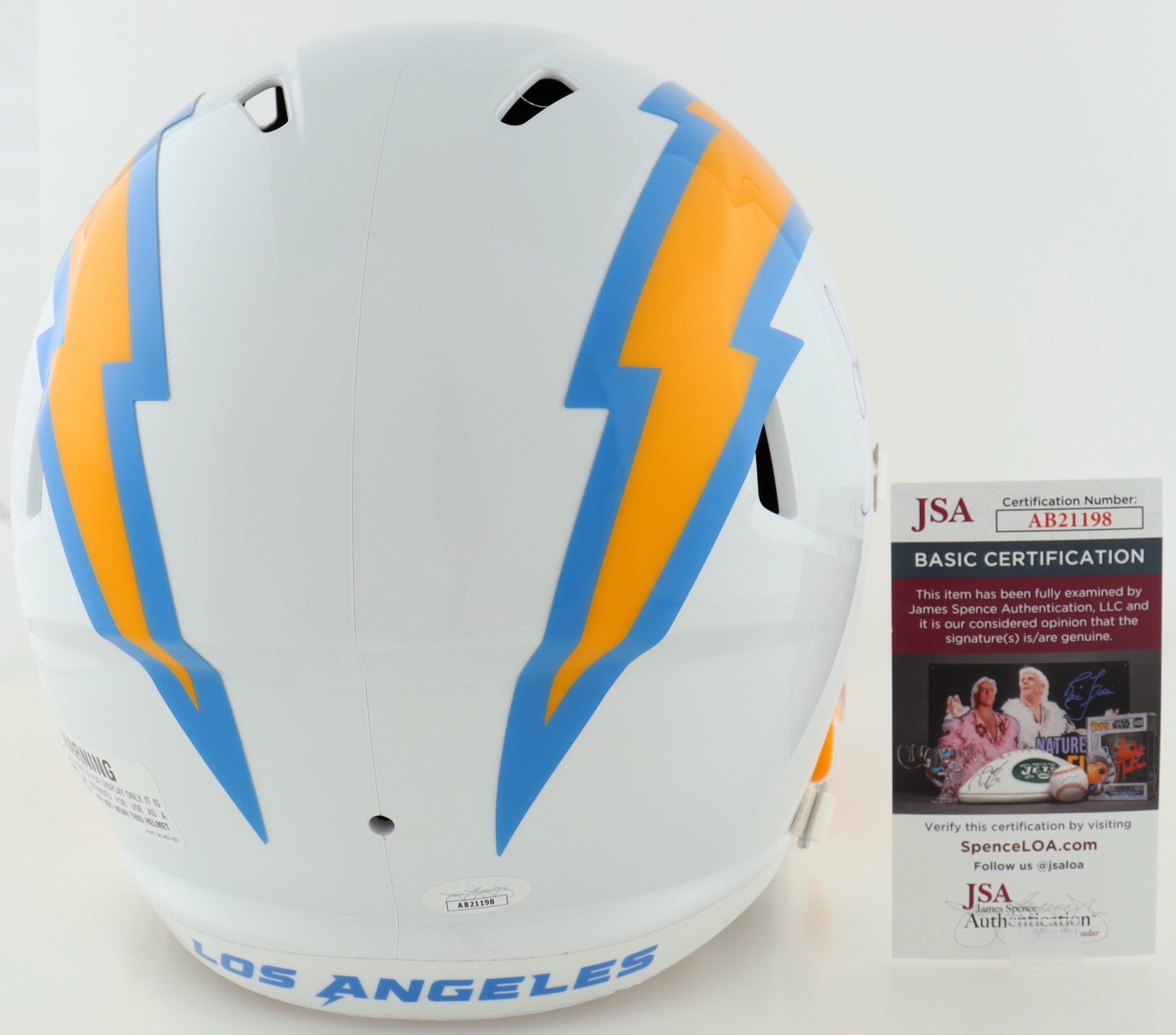 Anthony Miller Signed Chargers Full-Size Speed Helmet Inscribed "5X Pro Bowl" (JSA) at PristineAuction.com Anthony Miller Signed Chargers Full-Size Speed Helmet Inscribed "5X Pro Bowl" (JSA) at PristineAuction.com