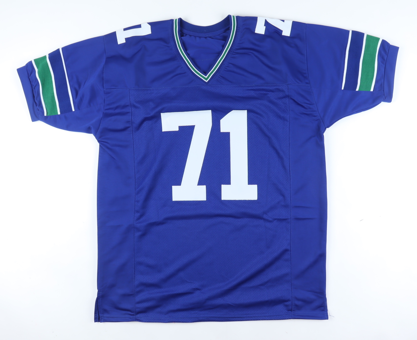 Walter Jones Signed Jersey Inscribed "HOF '14" (Schwartz Sports) at PristineAuction.com Walter Jones Signed Jersey Inscribed "HOF '14" (Schwartz Sports) at PristineAuction.com