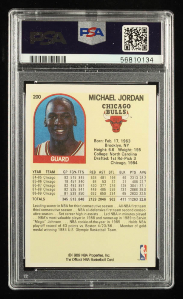 Michael Jordan 198990 Hoops 200 (PSA 9) Pristine Auction
