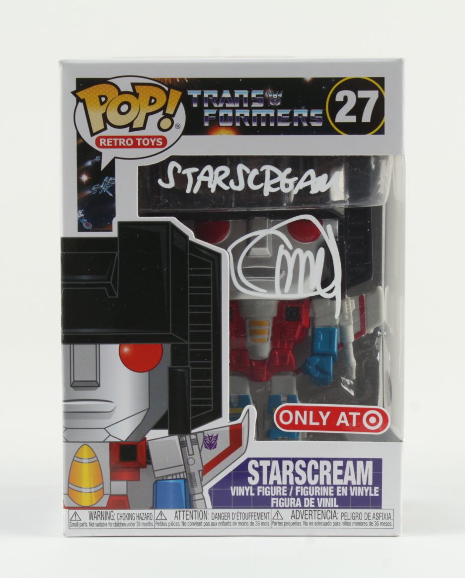 Charlie Adler Signed "Transformers" #27 Starscream Funko Pop! Vinyl Figure Inscribed "Starscream" (PSA) at PristineAuction.com Charlie Adler Signed "Transformers" #27 Starscream Funko Pop! Vinyl Figure Inscribed "Starscream" (PSA) at PristineAuction.com