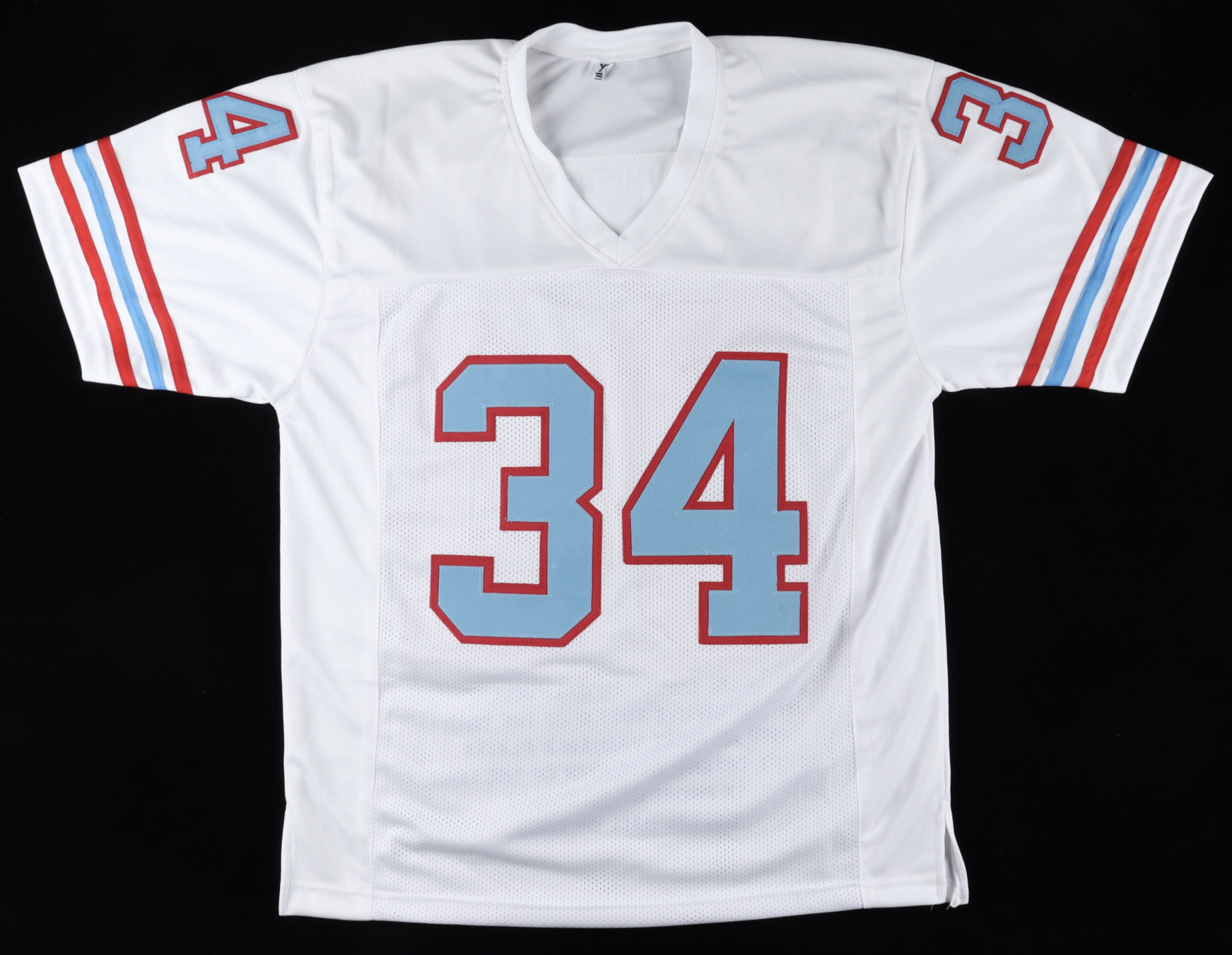 Earl Campbell Signed Career Highlight Stat Jersey (Beckett) at PristineAuction.com Earl Campbell Signed Career Highlight Stat Jersey (Beckett) at PristineAuction.com