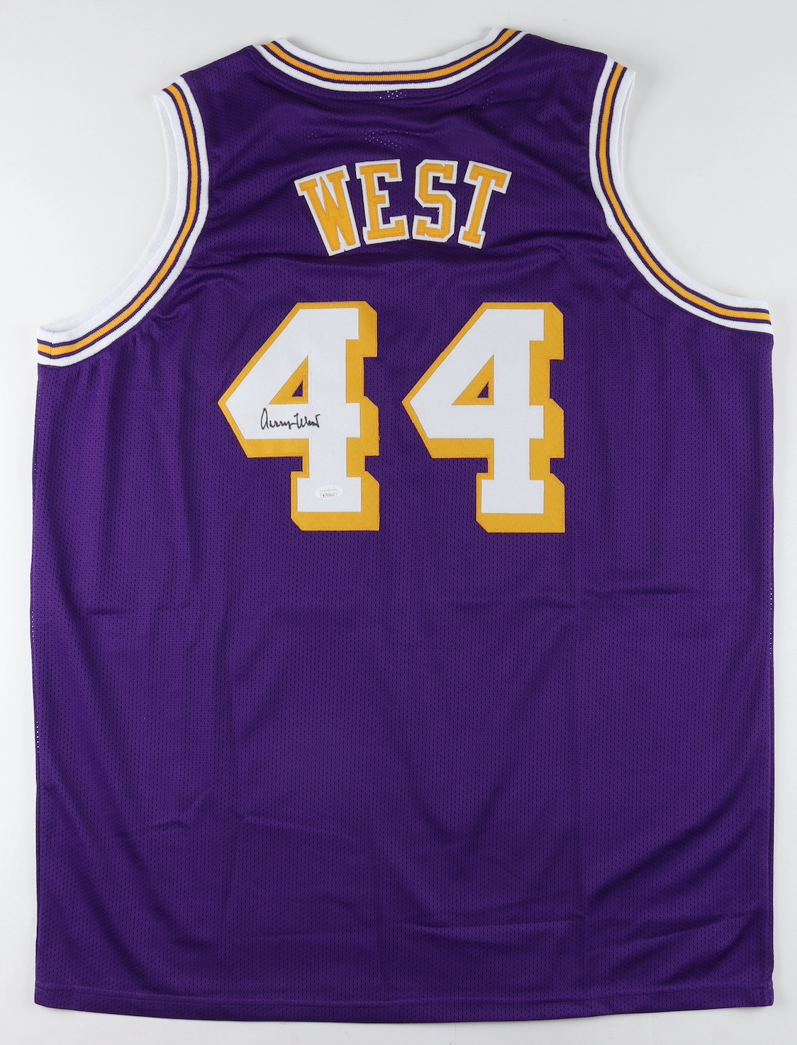 Jerry West Signed Jersey (JSA) at PristineAuction.com Jerry West Signed Jersey (JSA) at PristineAuction.com