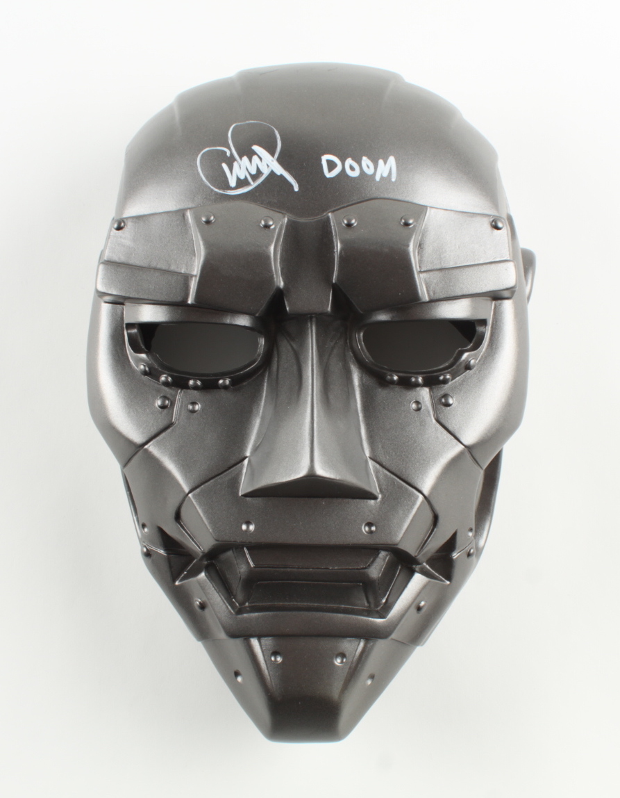 Charlie Adler Signed "The Super Hero Squad " Mask Inscribed "Doom" (PSA) at PristineAuction.com Charlie Adler Signed "The Super Hero Squad " Mask Inscribed "Doom" (PSA) at PristineAuction.com