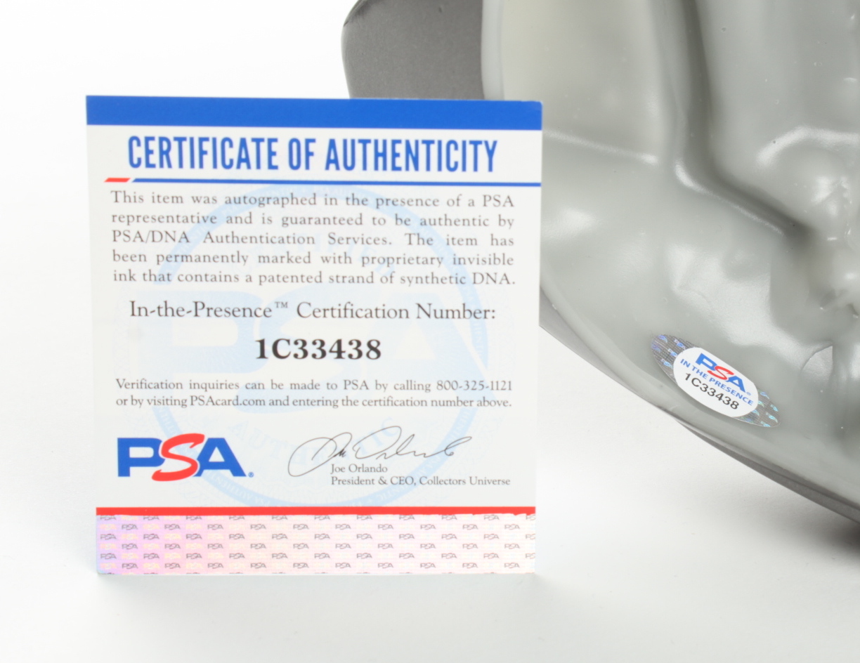 Charlie Adler Signed "The Super Hero Squad " Mask Inscribed "Doom" (PSA) at PristineAuction.com Charlie Adler Signed "The Super Hero Squad " Mask Inscribed "Doom" (PSA) at PristineAuction.com