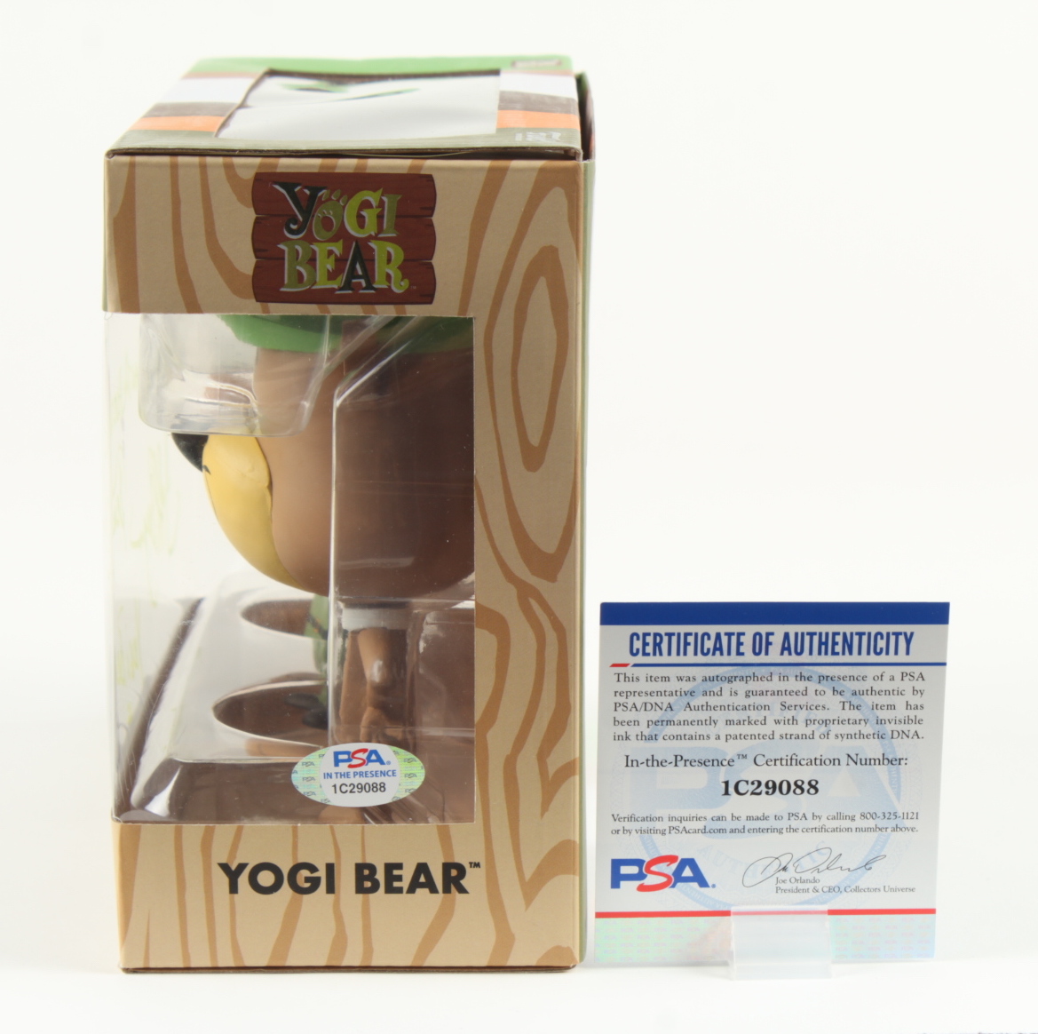 Jeff Bergman Signed "Yogi Bear" Ranger Smith + Yogi Bear Funko Vynl. Figures Inscribed "I'm Smarter Than The Average Bear!!" & "Yogi Bear" (PSA) at PristineAuction.com Jeff Bergman Signed "Yogi Bear" Ranger Smith + Yogi Bear Funko Vynl. Figures Inscribed "I'm Smarter Than The Average Bear!!" & "Yogi Bear" (PSA) at PristineAuction.com