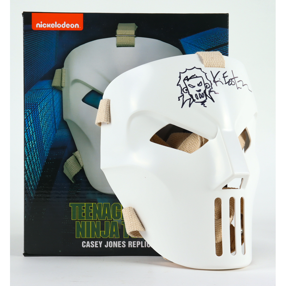 Kevin Eastman Signed TMNT "Casey Jones" Authentic NECA FullSize Mask