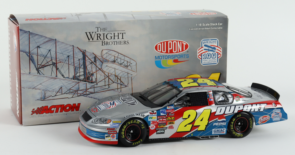 Jeff Gordon LE #24 DuPont / Wright Brothers 2003 Monte Carlo 1:18 Scale Diecast Car at PristineAuction.com Jeff Gordon LE #24 DuPont / Wright Brothers 2003 Monte Carlo 1:18 Scale Diecast Car at PristineAuction.com
