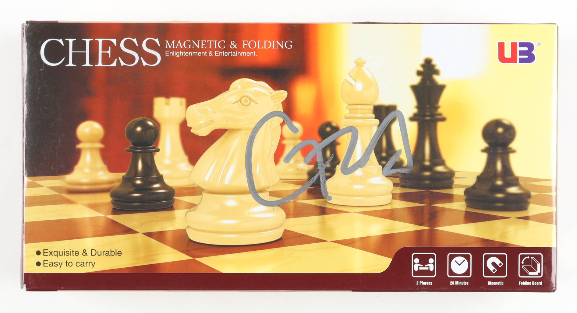 GZA Signed Chess Set (JSA) at PristineAuction.com GZA Signed Chess Set (JSA) at PristineAuction.com