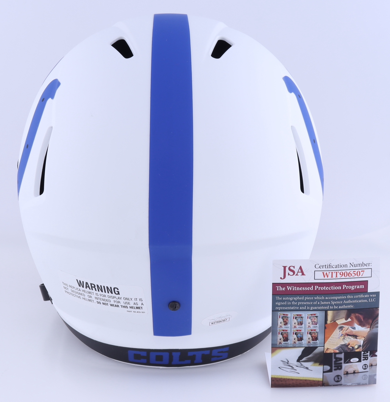 Edgerrin James Signed Colts Full-Size Lunar Eclipse Alternate Speed Helmet (JSA) at PristineAuction.com Edgerrin James Signed Colts Full-Size Lunar Eclipse Alternate Speed Helmet (JSA) at PristineAuction.com