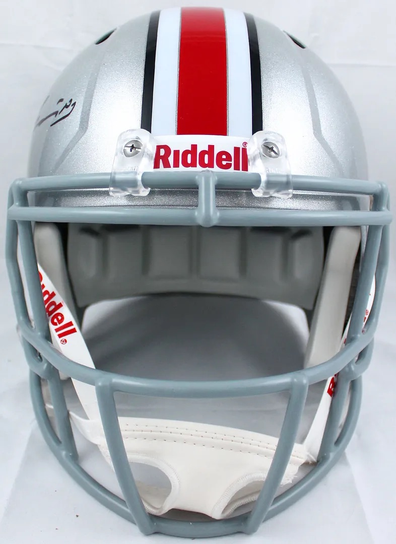 Jaxon Smith-Njigba Signed Ohio State Buckeyes Full-Size Speed Helmet (Beckett) at PristineAuction.com Jaxon Smith-Njigba Signed Ohio State Buckeyes Full-Size Speed Helmet (Beckett) at PristineAuction.com