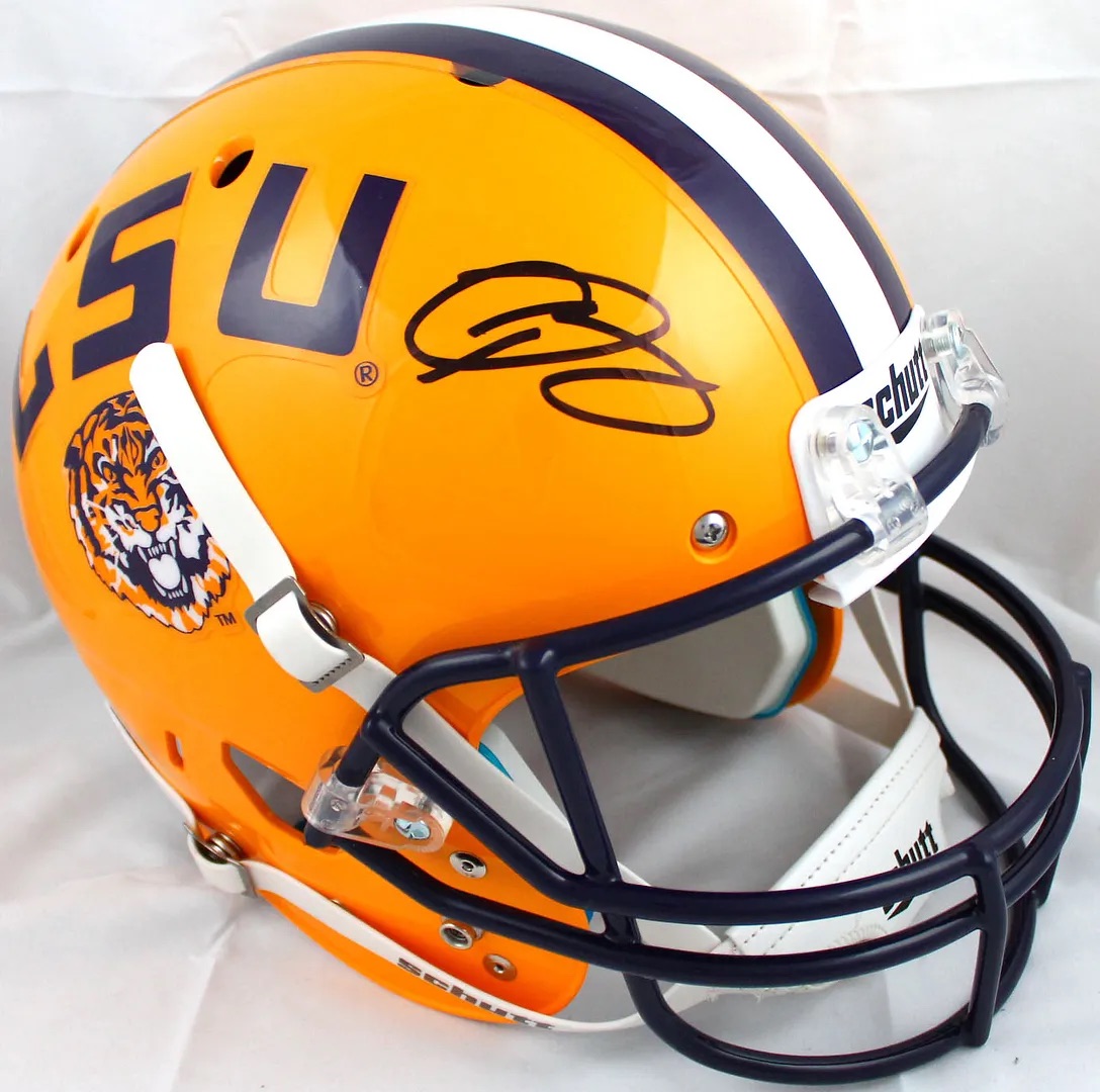 Odell Beckham Jr. Signed LSU Tigers Full-Size Helmet (Beckett) at PristineAuction.com Odell Beckham Jr. Signed LSU Tigers Full-Size Helmet (Beckett) at PristineAuction.com