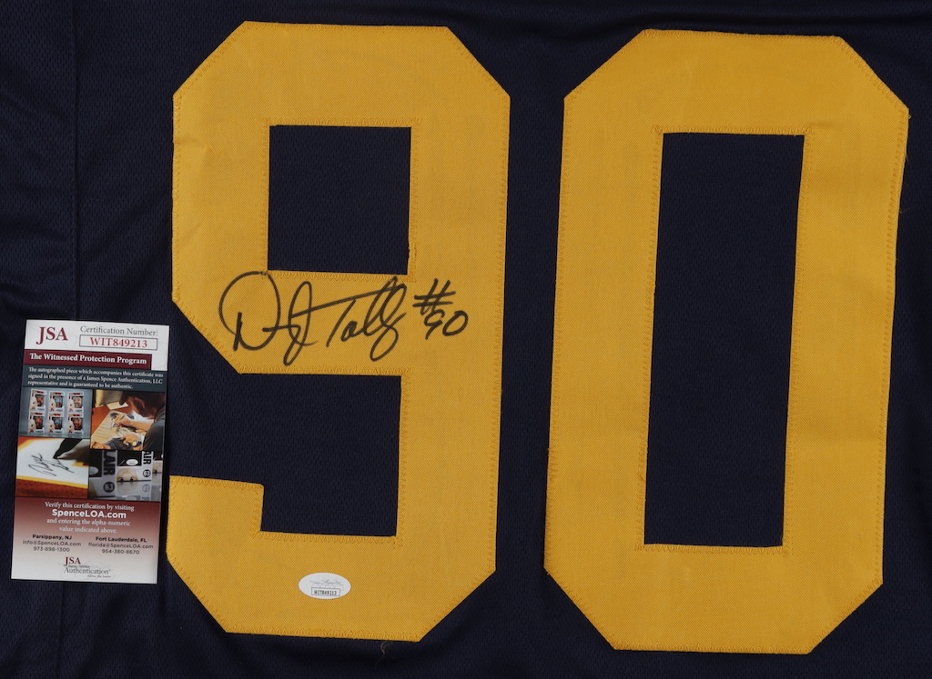 Darryl Talley Signed Career Highlight Stat Jersey (JSA) at PristineAuction.com Darryl Talley Signed Career Highlight Stat Jersey (JSA) at PristineAuction.com