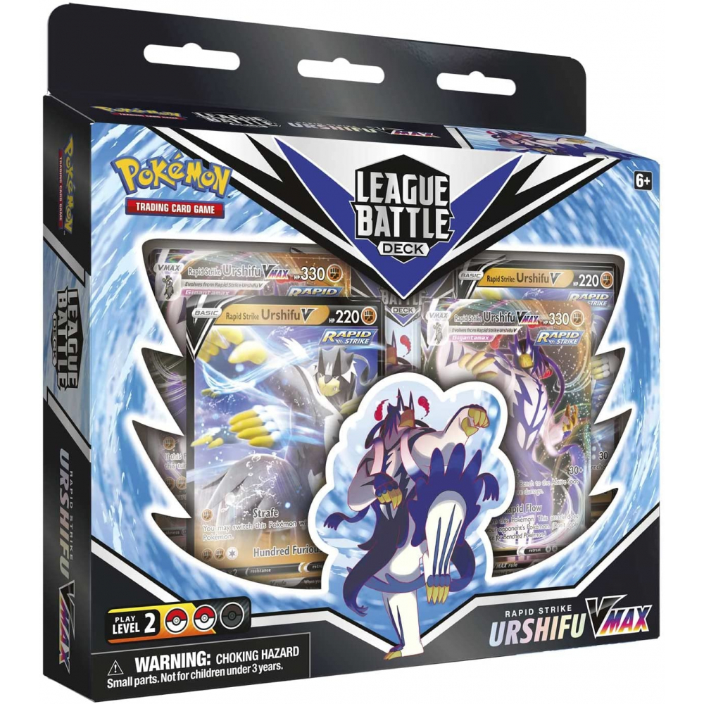 Pokemon TCG: Urshifu VMAX League Battle Deck Box (Rapid Strike) at PristineAuction.com