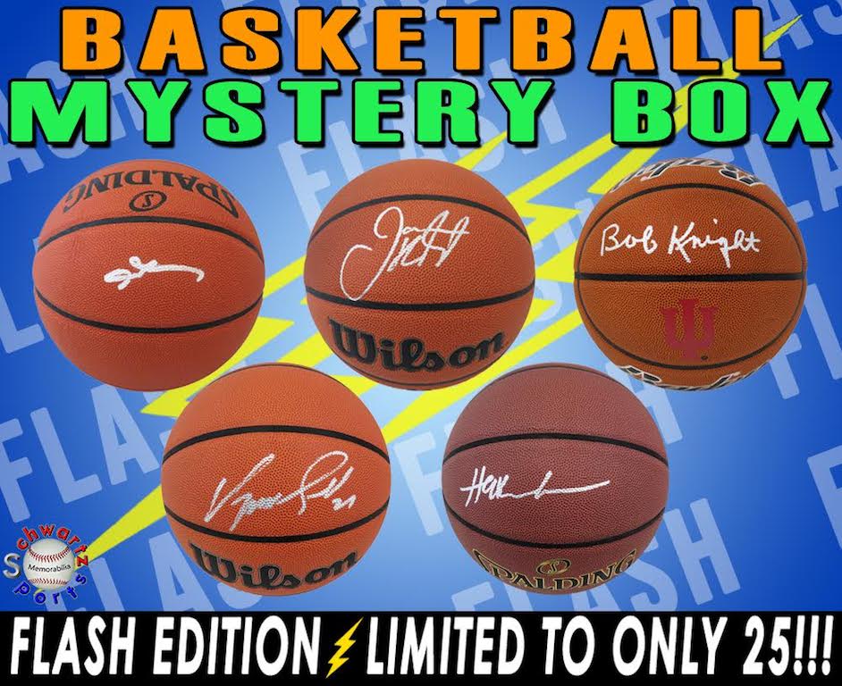 Schwartz Sports Basketball Signed Mystery Box – Series 1 (FLASH Edition - Limited to 25!!) at PristineAuction.com Schwartz Sports Basketball Signed Mystery Box – Series 1 (FLASH Edition - Limited to 25!!) at PristineAuction.com