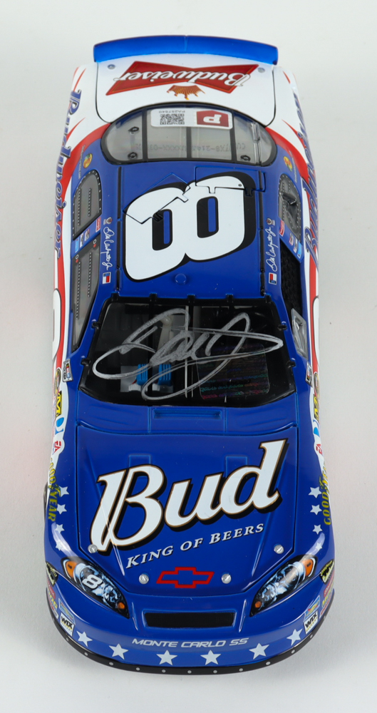 Dale Earnhardt Jr. Signed NASCAR #8 Budweiser Stars & Stripes 2007 Monte Carlo SS - 1:24 Premium Action Diecast Car (Dale Jr. & PA) at PristineAuction.com Dale Earnhardt Jr. Signed NASCAR #8 Budweiser Stars & Stripes 2007 Monte Carlo SS - 1:24 Premium Action Diecast Car (Dale Jr. & PA) at PristineAuction.com