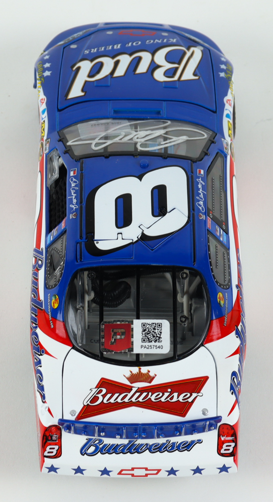 Dale Earnhardt Jr. Signed NASCAR #8 Budweiser Stars & Stripes 2007 Monte Carlo SS - 1:24 Premium Action Diecast Car (Dale Jr. & PA) at PristineAuction.com Dale Earnhardt Jr. Signed NASCAR #8 Budweiser Stars & Stripes 2007 Monte Carlo SS - 1:24 Premium Action Diecast Car (Dale Jr. & PA) at PristineAuction.com