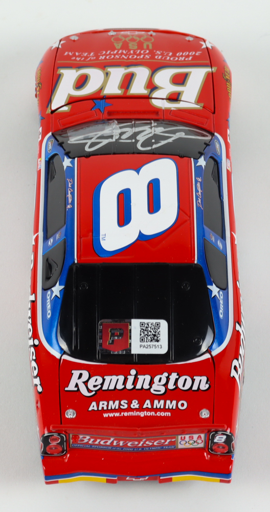 Dale Earnhardt Jr. Signed NASCAR #8 Budweiser / U.S. Olympic Team 2000 Monte Carlo - 1:24 Premium Action Diecast Car (Dale Jr. & PA) at PristineAuction.com Dale Earnhardt Jr. Signed NASCAR #8 Budweiser / U.S. Olympic Team 2000 Monte Carlo - 1:24 Premium Action Diecast Car (Dale Jr. & PA) at PristineAuction.com