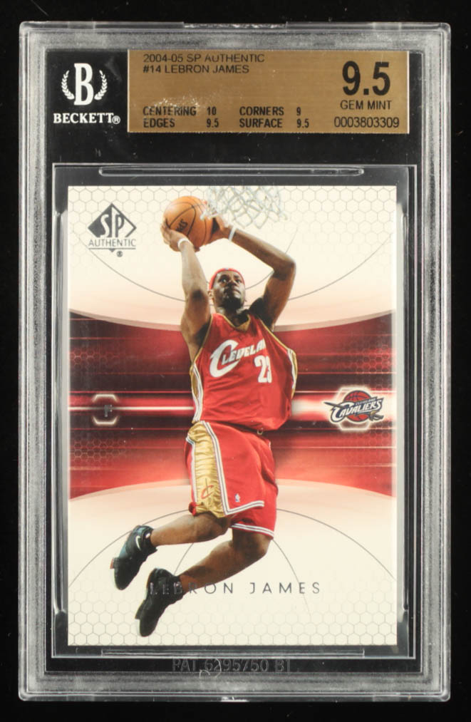 LeBron James 2004-05 SP Authentic #14 (BGS 9.5) at PristineAuction.com LeBron James 2004-05 SP Authentic #14 (BGS 9.5) at PristineAuction.com