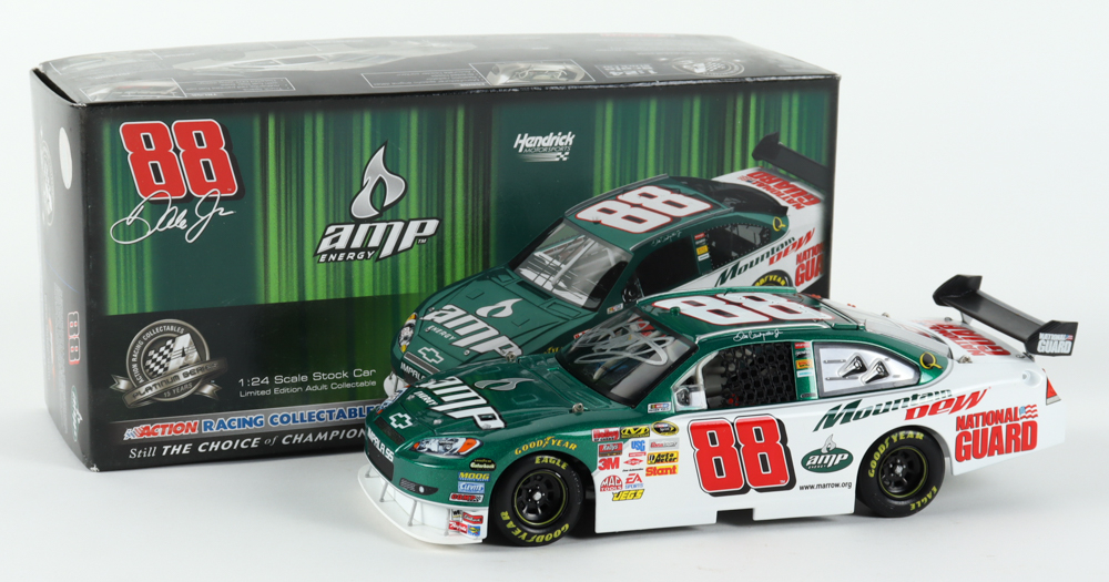 Dale Earnhardt Jr. Signed NASCAR #88 Mt. Dew Retro 2008 Impala SS LE 1 Diecast Car Dale Jr Pa