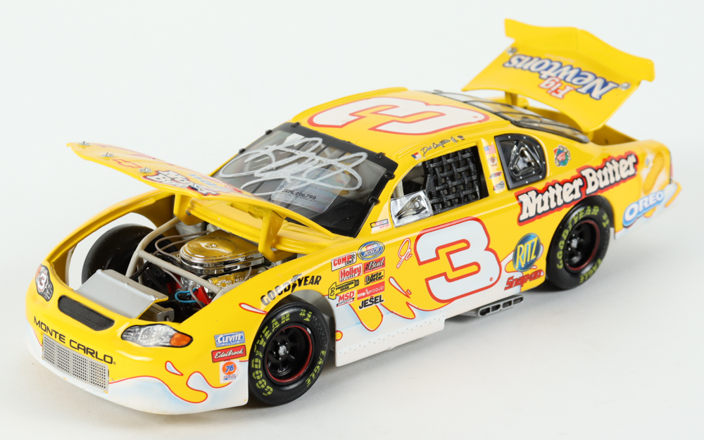 Dale Earnhardt Jr. Signed NASCAR #3 Nilla Wafers / Nutter Butter 2002 Monte Carlo - 1:24 Premium Action Diecast Car (Dale Jr. & PA) at PristineAuction.com Dale Earnhardt Jr. Signed NASCAR #3 Nilla Wafers / Nutter Butter 2002 Monte Carlo - 1:24 Premium Action Diecast Car (Dale Jr. & PA) at PristineAuction.com