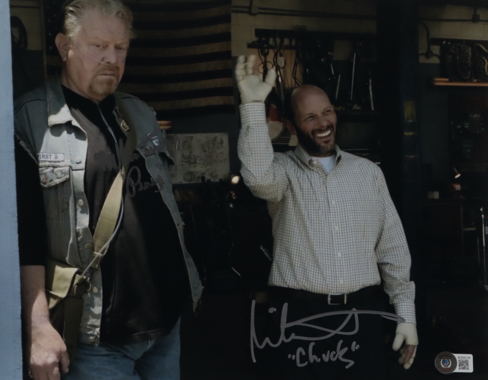 William Lucking & Michael Ornstein Signed "Sons of Anarchy" 11x14 Photo Inscribed "Piney