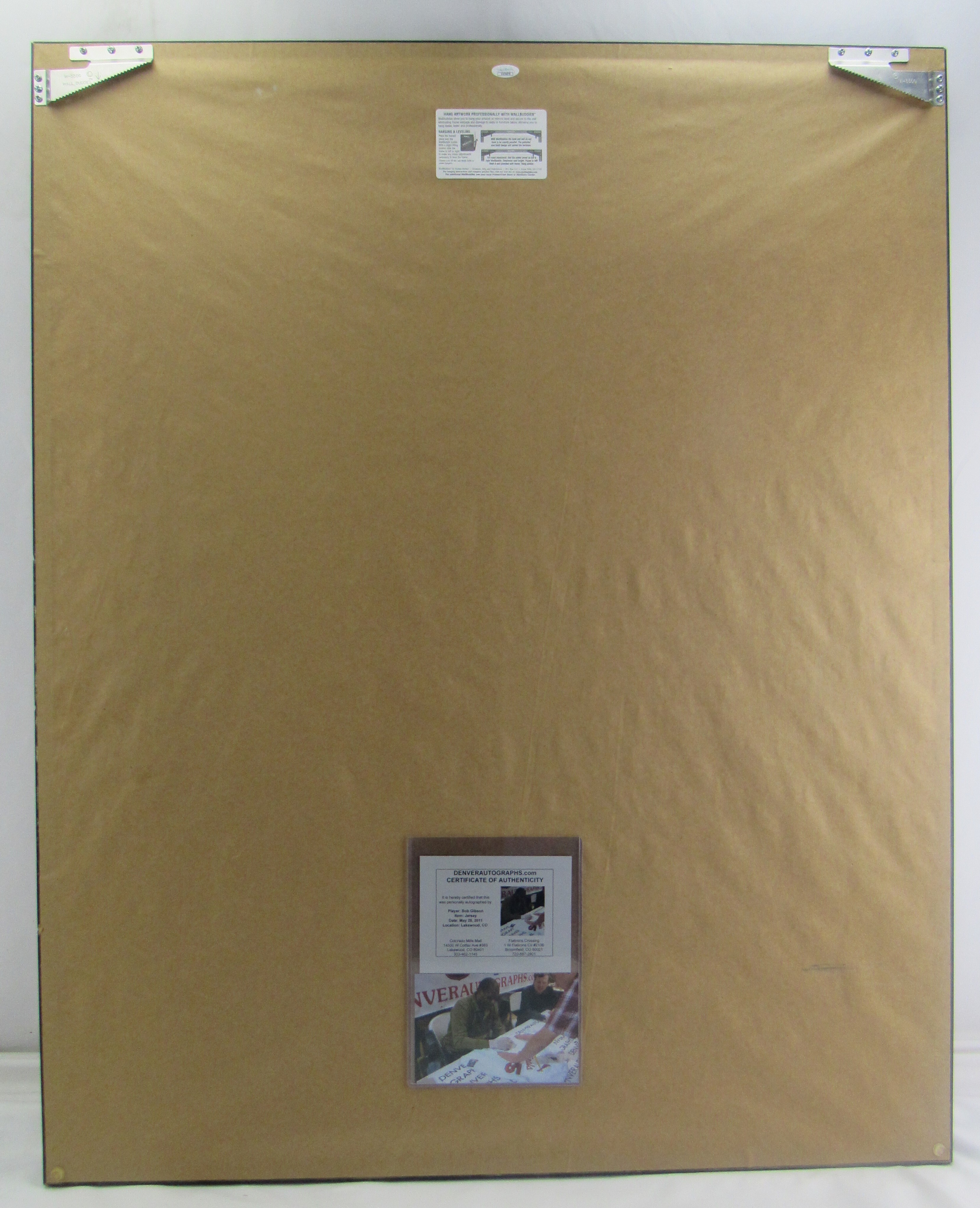 Bob Gibson Signed 33x41 Custom Framed Jersey Display Inscribed "HOF 81" & "68-70 Cy Young" (JSA) at PristineAuction.com Bob Gibson Signed 33x41 Custom Framed Jersey Display Inscribed "HOF 81" & "68-70 Cy Young" (JSA) at PristineAuction.com