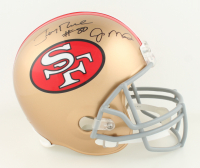 Jerry Rice & Joe Montana Signed 49ers Full-Size Helmet (Beckett) at PristineAuction.com