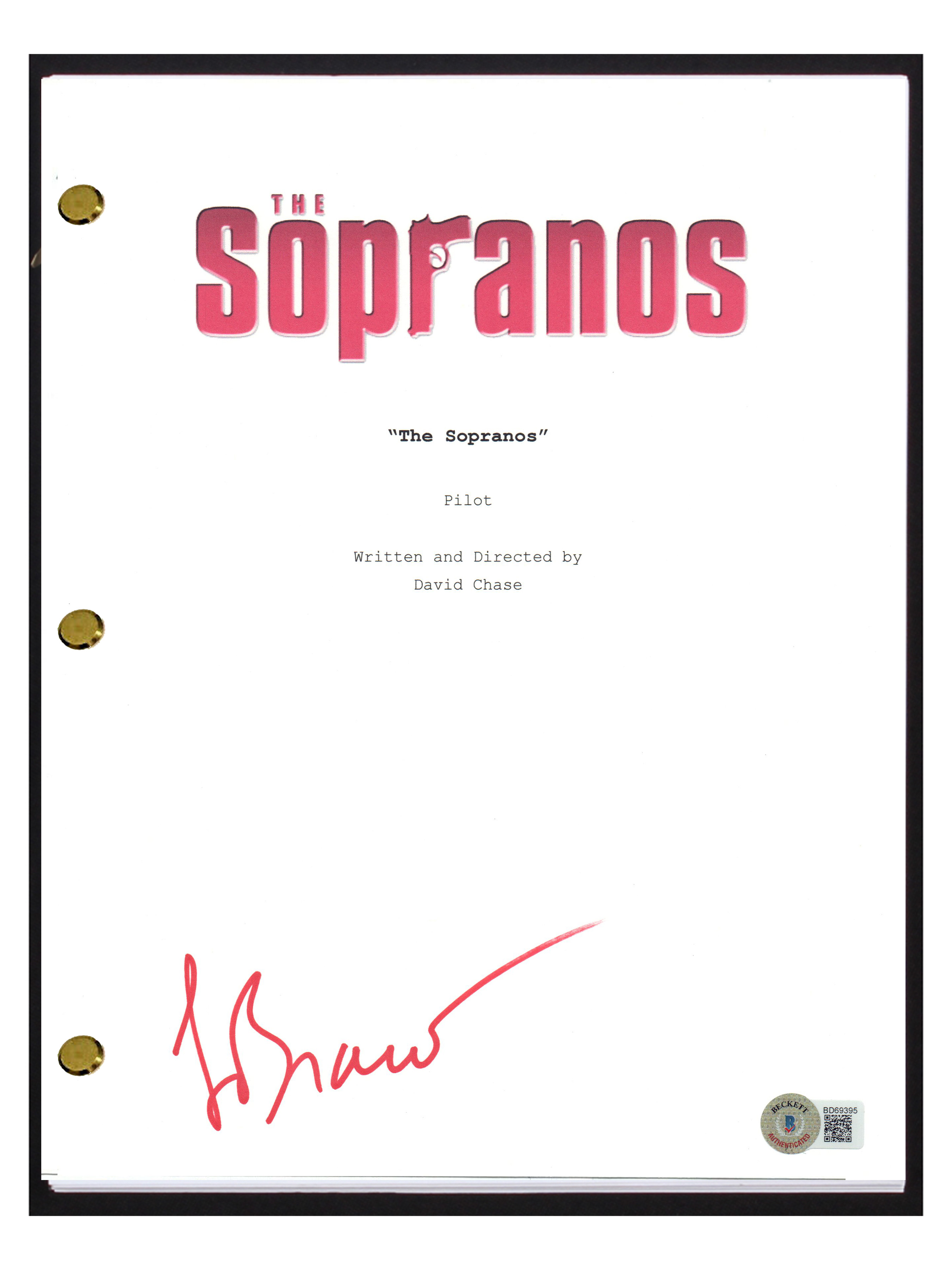 Lorraine Bracco Signed "The Sopranos" Pilot Episode Script (Beckett) at PristineAuction.com Lorraine Bracco Signed "The Sopranos" Pilot Episode Script (Beckett) at PristineAuction.com