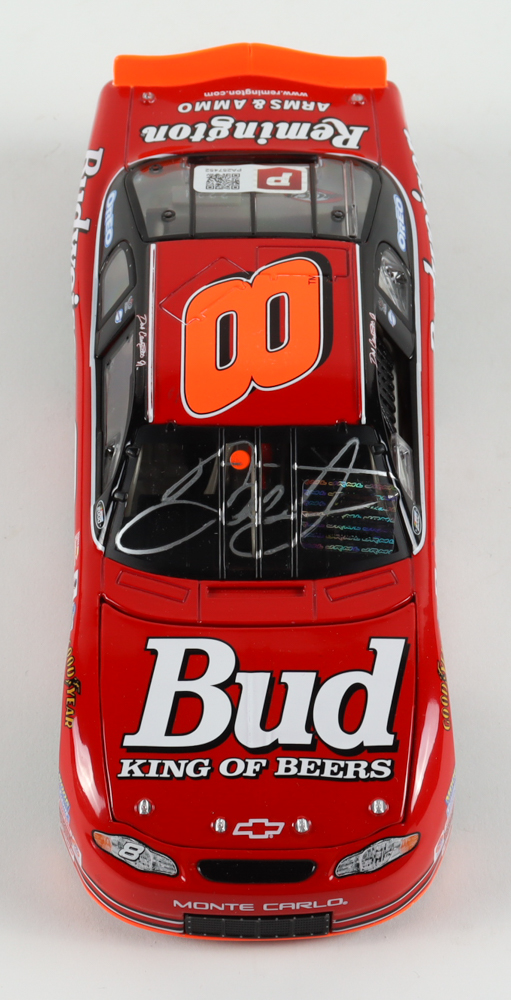 Dale Earnhardt Jr. Signed NASCAR #8 Budweiser / No Bull 2000 Monte Carlo Clear Window Bank - 1:24 Premium Action Diecast Car (Dale Jr. & PA) at PristineAuction.com Dale Earnhardt Jr. Signed NASCAR #8 Budweiser / No Bull 2000 Monte Carlo Clear Window Bank - 1:24 Premium Action Diecast Car (Dale Jr. & PA) at PristineAuction.com