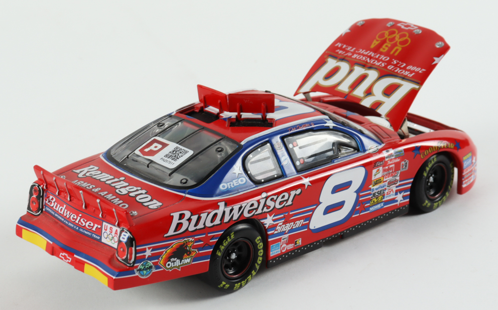 Dale Earnhardt Jr. Signed NASCAR #8 Budweiser / U.S. Olympic Team 2000 Monte Carlo - 1:24 Premium Action Diecast Car (Dale Jr. & PA) at PristineAuction.com Dale Earnhardt Jr. Signed NASCAR #8 Budweiser / U.S. Olympic Team 2000 Monte Carlo - 1:24 Premium Action Diecast Car (Dale Jr. & PA) at PristineAuction.com