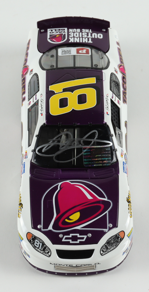 Dale Earnhardt Jr. Signed NASCAR #81 Taco Bell 2004 Monte Carlo - 1:24 Premium Action Diecast Car (Dale Jr. & PA) at PristineAuction.com Dale Earnhardt Jr. Signed NASCAR #81 Taco Bell 2004 Monte Carlo - 1:24 Premium Action Diecast Car (Dale Jr. & PA) at PristineAuction.com